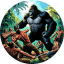 100 Men vs 1 Gorilla