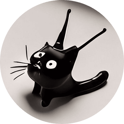 AI Glitch Cat logo