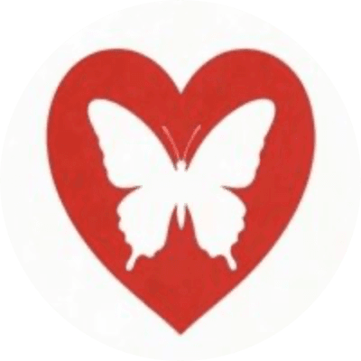 爱心蝴蝶 logo