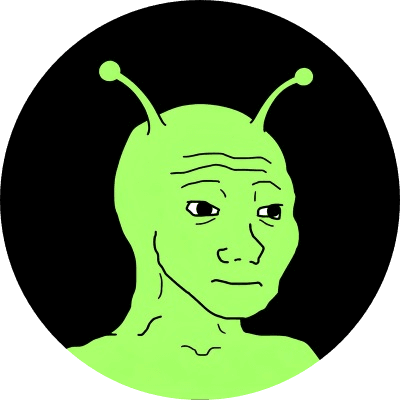 ALIEN WOJAK logo
