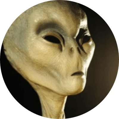 Aliens are real logo