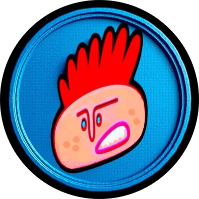 (Angry Redhead) ANGRcoin logo