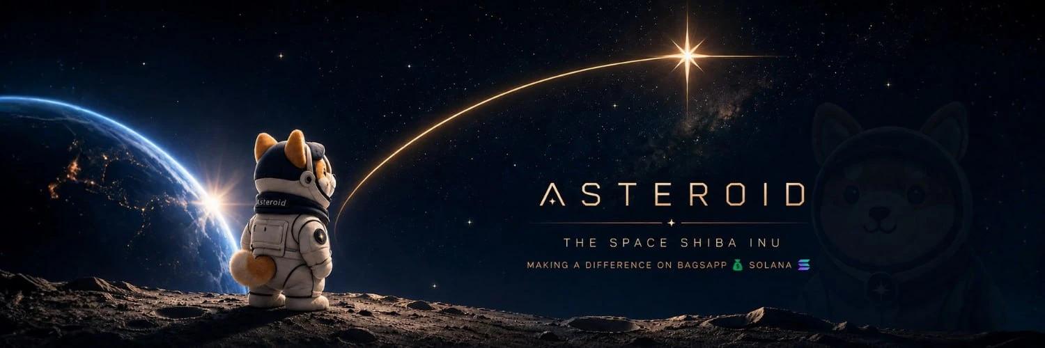 Asteroid The Space Shiba Inu banner