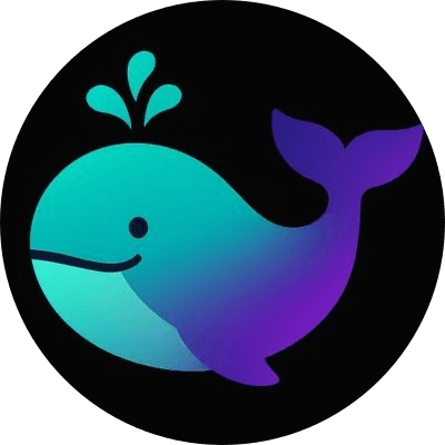 BIG BLUE WHALE  logo