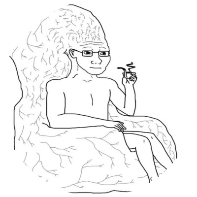 Big Brain Wojak logo