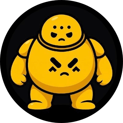 Binance yellow robot logo