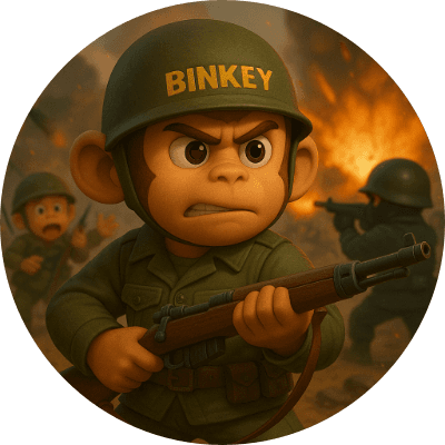 BINKEY THE BINANCE MONKEY logo