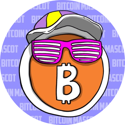 Bitcoin Mascot logo