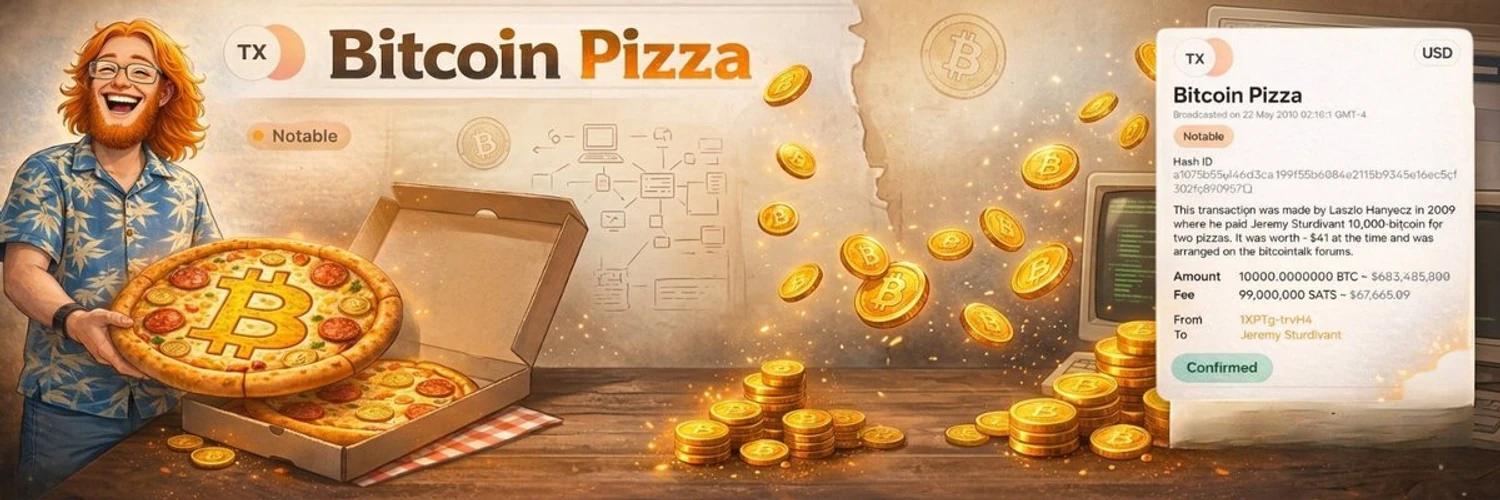 Bitcoin Pizza banner