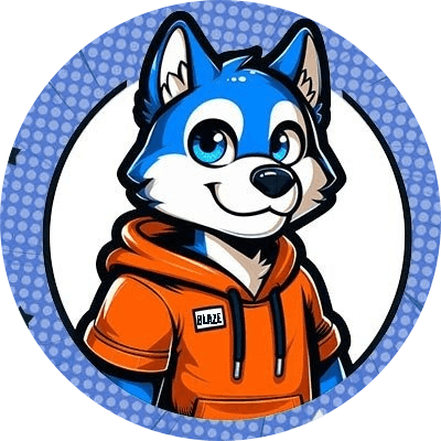 Blaze The Husky logo