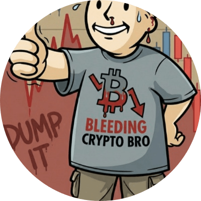 Bleeding Crypto Bro logo