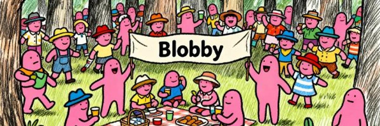 Blobbly banner