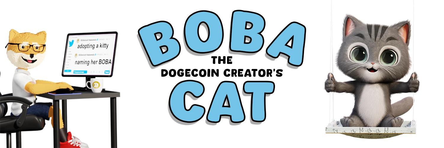 Boba Cat banner
