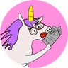 Boomer Unicorn Yawn