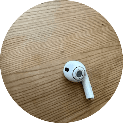 Broken AirPod logo