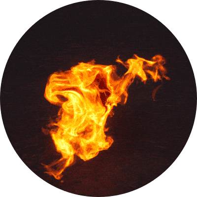 Burn logo