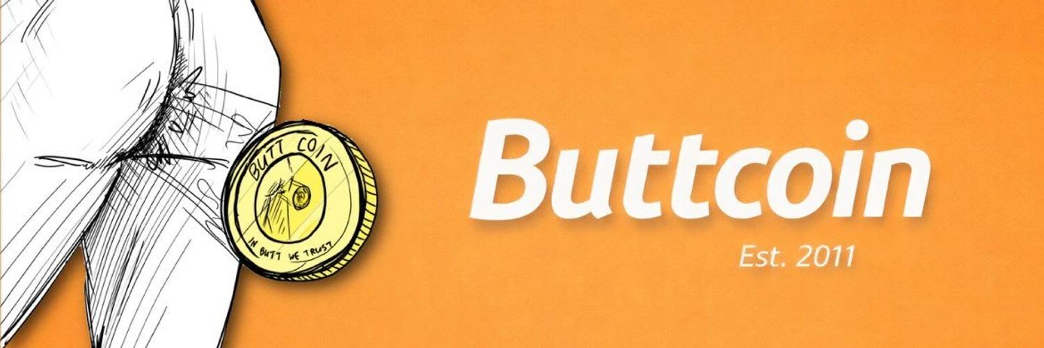 Buttcoin banner