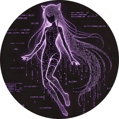 cat girl logo