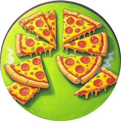 Cheesy Pizza logo