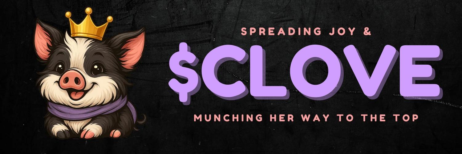 Clove the Pig  banner