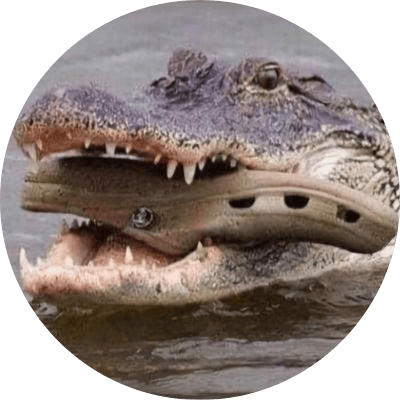 croc with croc logo