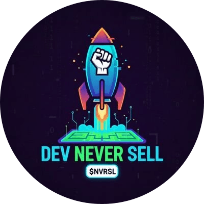 DEV NEVER SELL logo