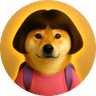 dog with aura