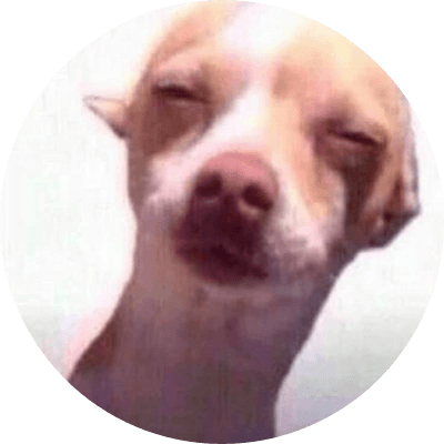 dog zoning out logo