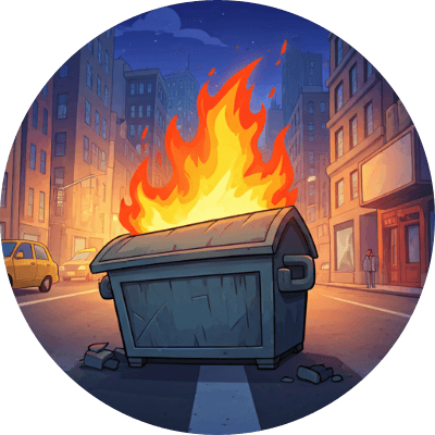 Dumpster Fire logo