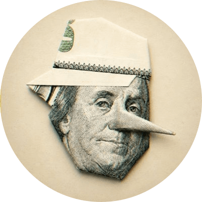 Everyone is lying to you for $ logo