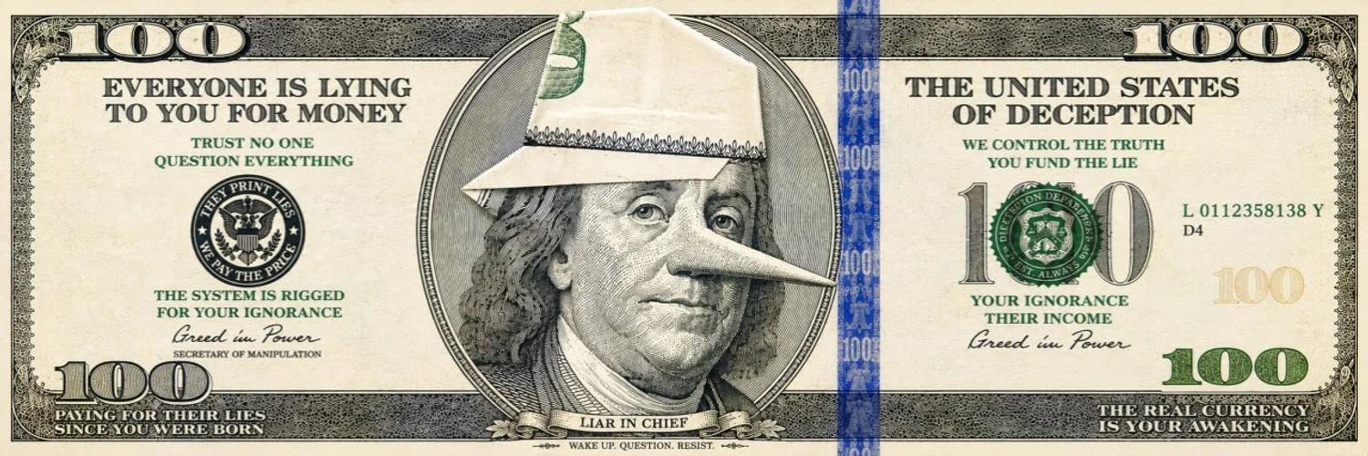 Everyone is lying to you for $ banner