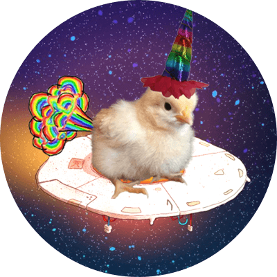 Farting Chicken Wizard logo