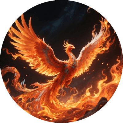 分红燃烧 logo