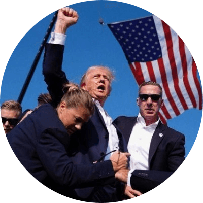 Fight to MAGA logo
