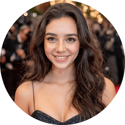 first AI actress logo