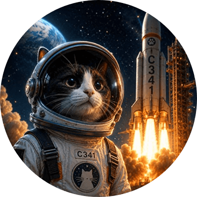 First CFirst Cat In Spaceat In Space logo