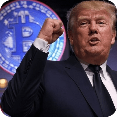 First Crypto President logo