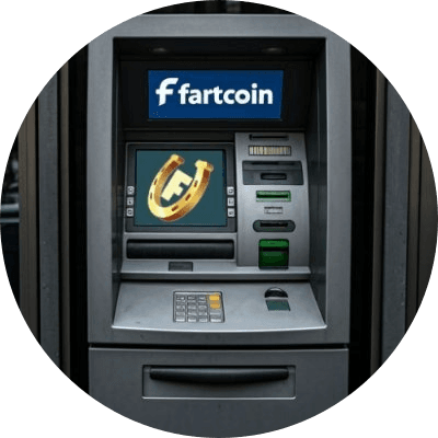 First Ever Fartcoin ATM logo