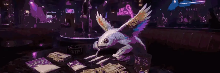 Flying Cocaine Salmon banner