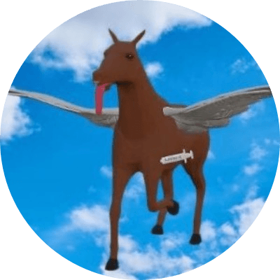 Flying Ketamine Horse logo