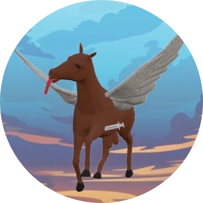 FLYING KETAMINE HORSE  logo