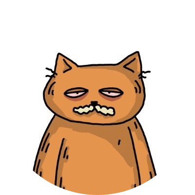 GARF the orange cat logo