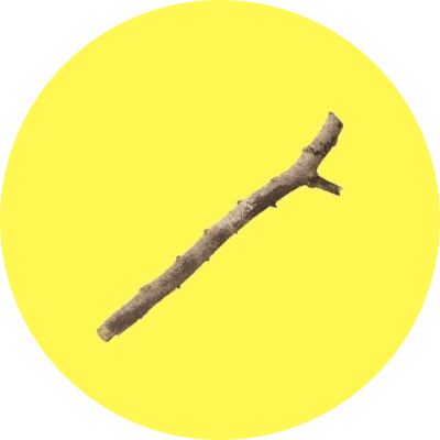 gas powered stick logo