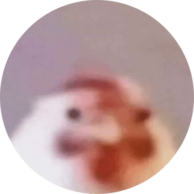 Greg the low quality chicken logo