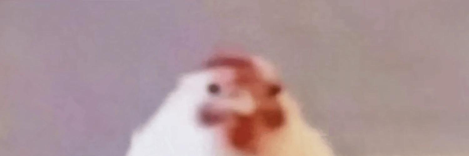 Greg the low quality chicken banner