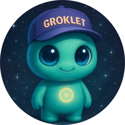 Grok Mascot logo
