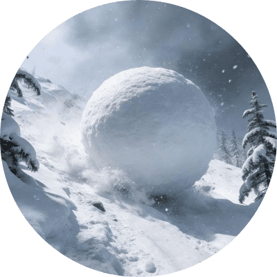 滚雪球 logo