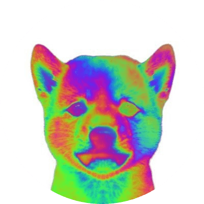 Holographic Dog logo