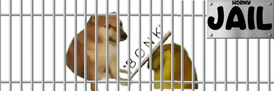 Horny Jail banner