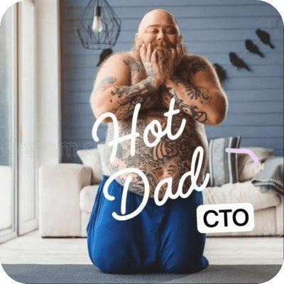 Hot Dad logo